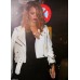 Rihanna White Biker Leather Jacket Rihanna White Biker Leather Jacket